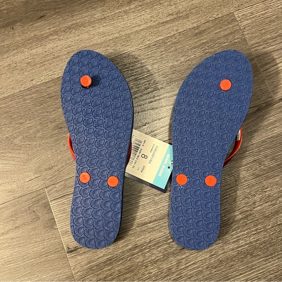 Chicago Cubs REEF Women's Stargazer Flip Flops NWT - Picture 9 of 11